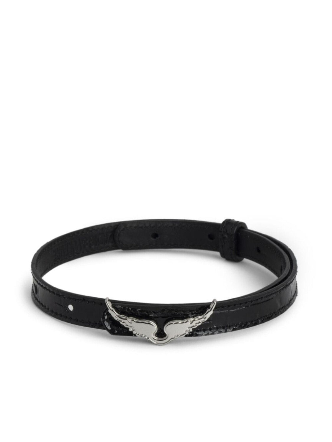 

Кожаный браслет Rock Zadig&Voltaire, черный