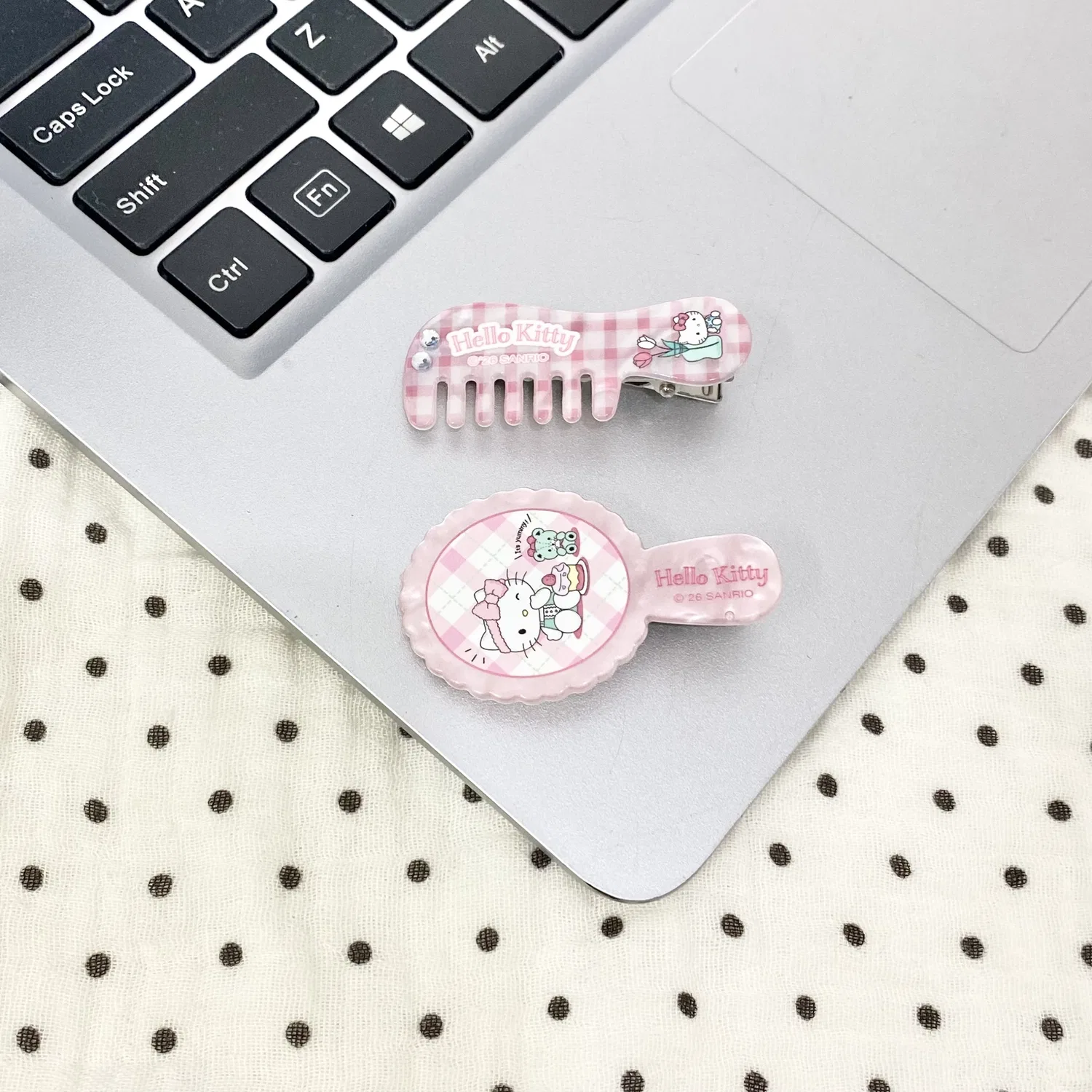 Заколки для волос Hello Kitty Sanrio акриловые — фото 3
