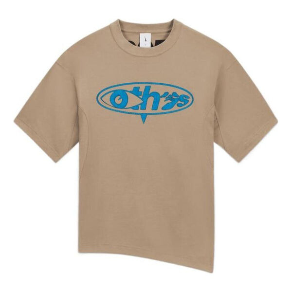 

Футболка x off-white grafiti t-shirt 'khaki' Nike, хаки