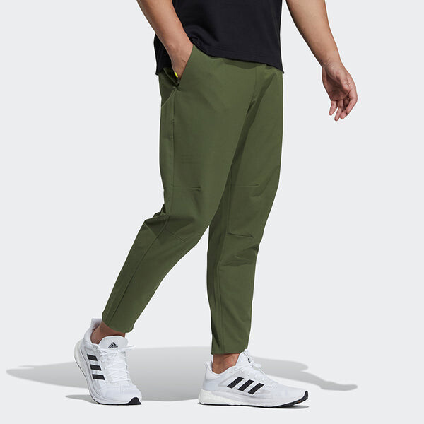 Спортивные штаны adidas Th Pnt Wv Funct Running Sports Woven Long Pants Green, зеленый — фото 4