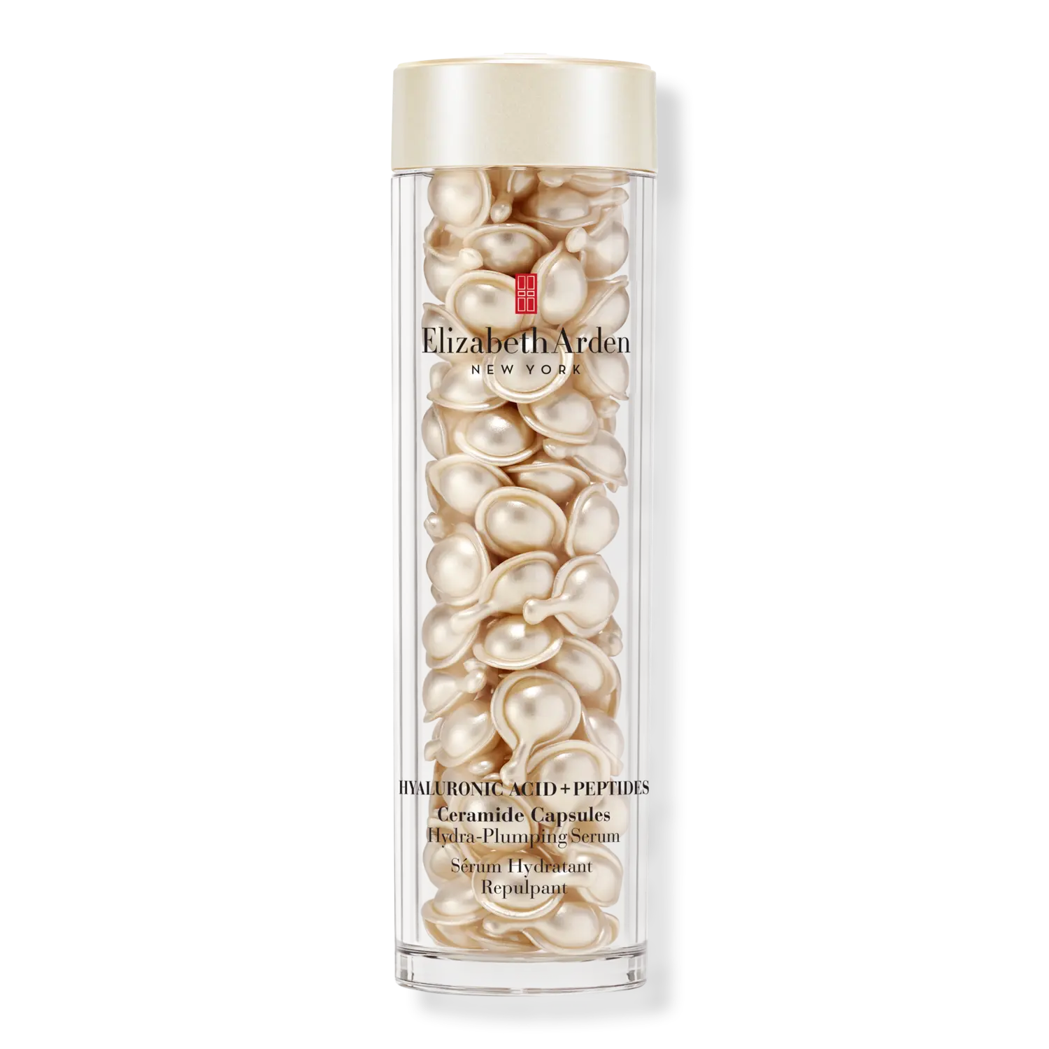 

Гиалуроновая кислота + пептиды + церамиды в капсулах. Увлажняющая сыворотка для придания объема. Elizabeth Arden, 90 ct