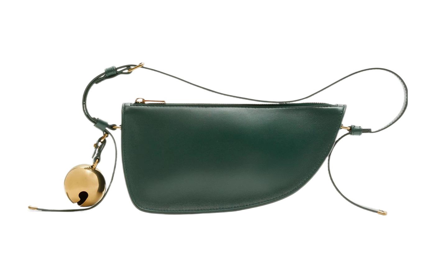 

Burberry Овчинная сумка кроссбоди мини женская виноградного цвета