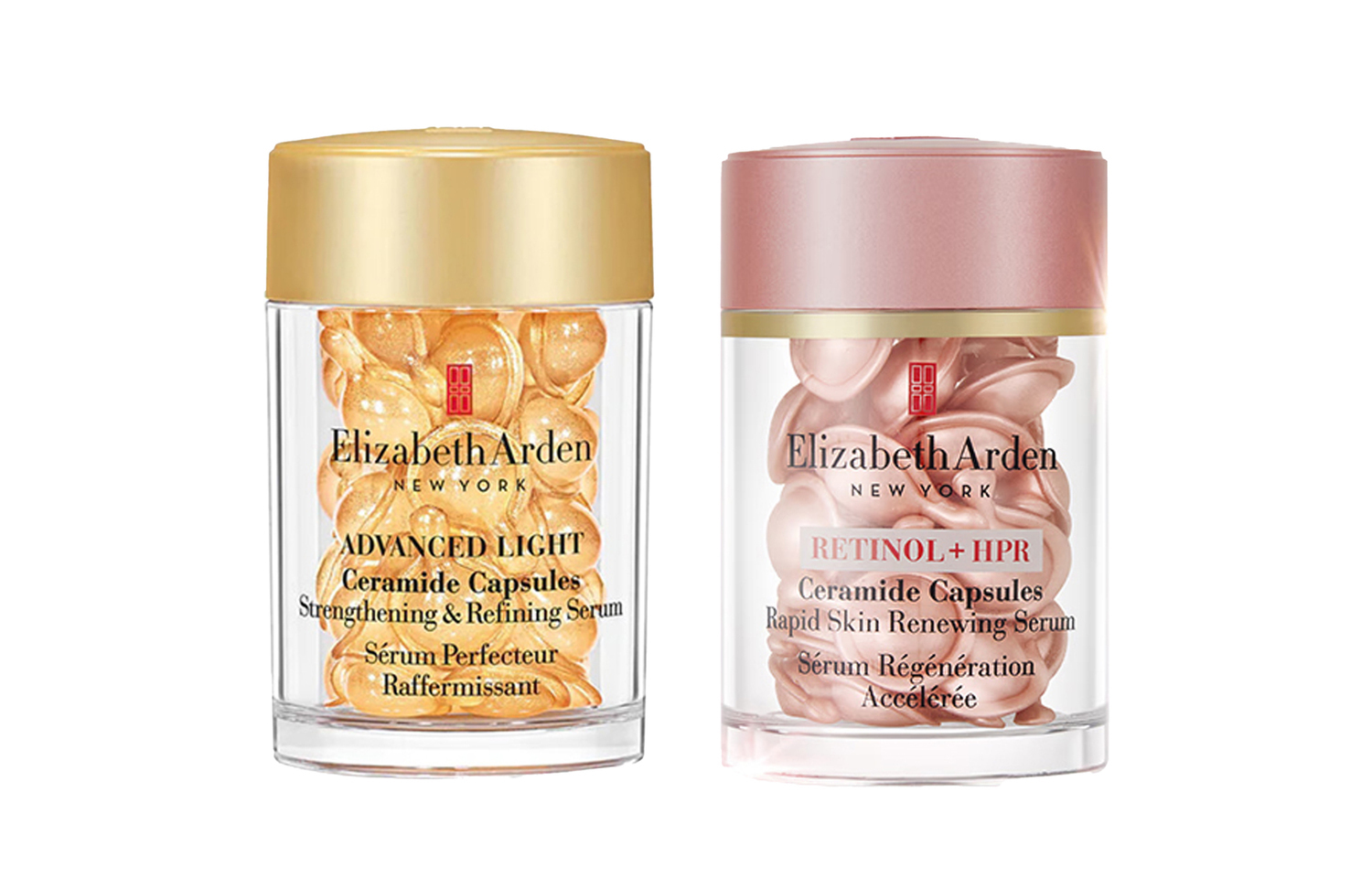 Антивозрастные сыворотки для лица в капсулах Elizabeth Arden: Advanced Ceramide Capsules, 30 шт + Retinol + HPR Ceramide Capsules, 30 шт — фото 4