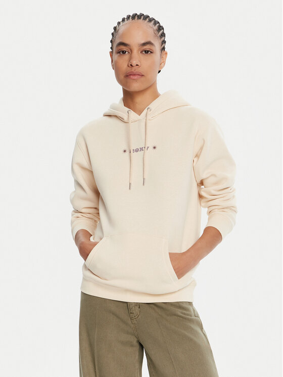 

Свитшот regular fit ERJFT05021 Roxy, бежевый