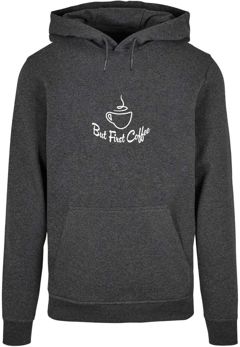 

Толстовка с капюшоном Merchcode " Merchcode Men's But First Coffee Basic Hoody", цвет Charcoal