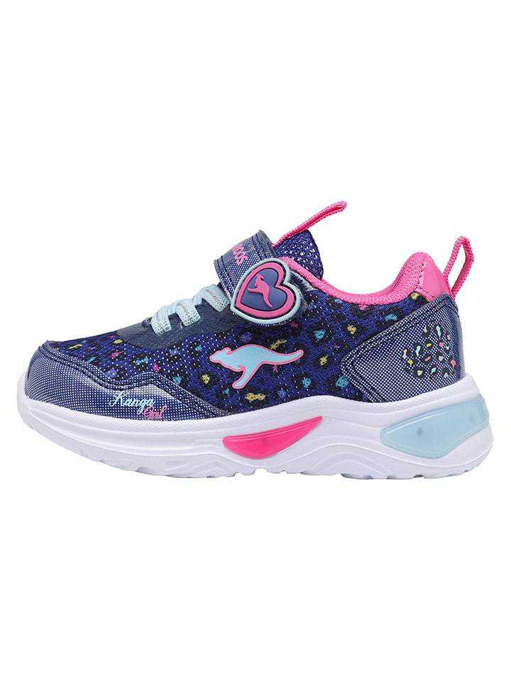 Кроссовки на шнуровке K-SLG Beauty EV Kangaroos, цвет dunkelblau/pink — фото 2