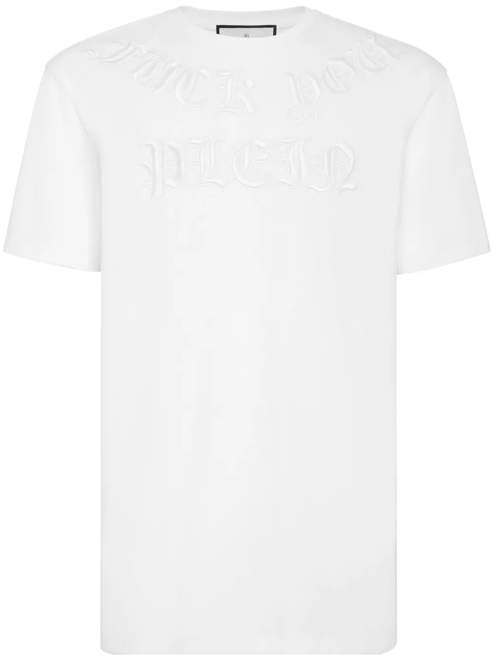 

Футболка с логотипом Gothic Philipp Plein, белый