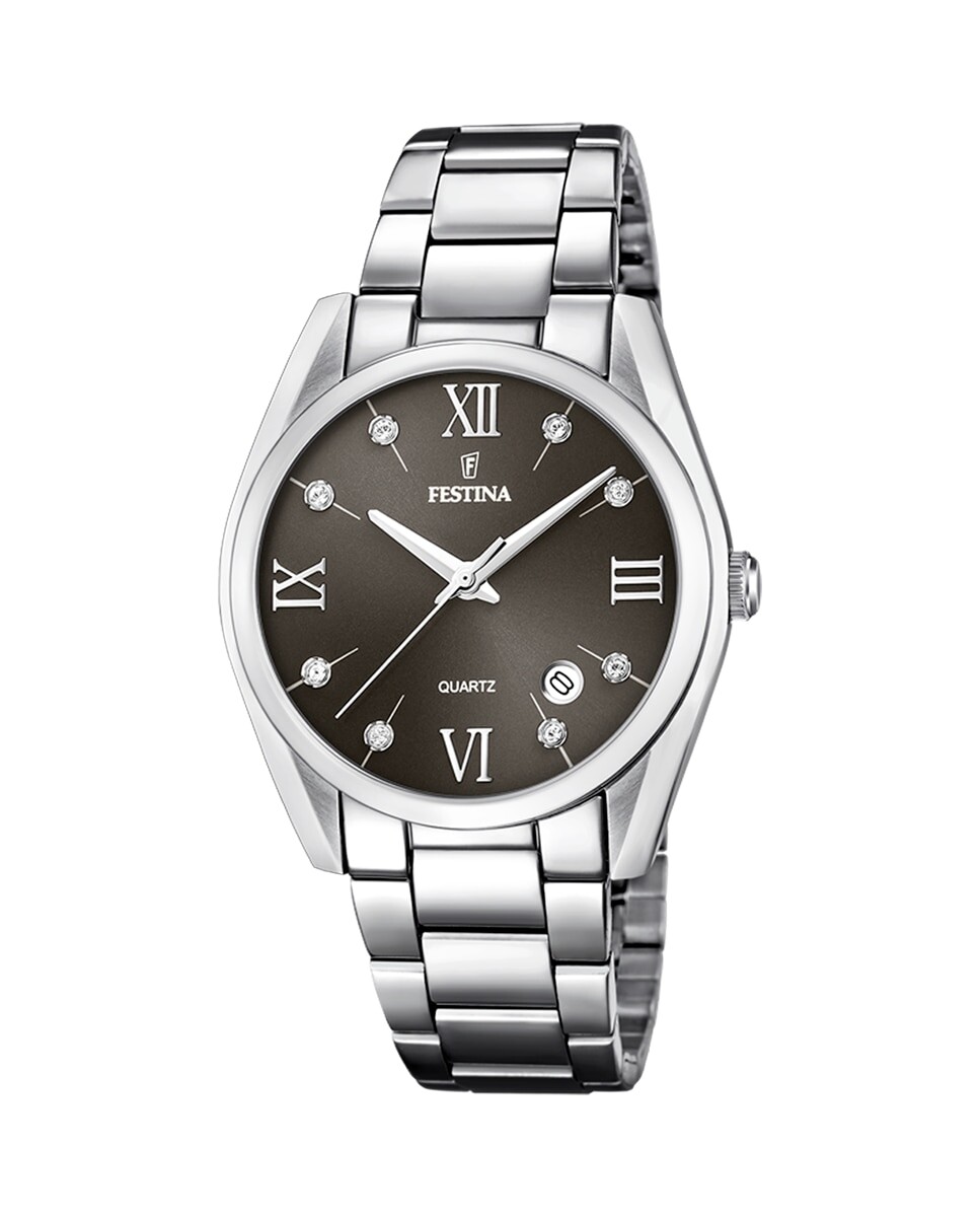 

F16790/F Boyfriend Collection серебряные женские часы из стали Festina, серебро