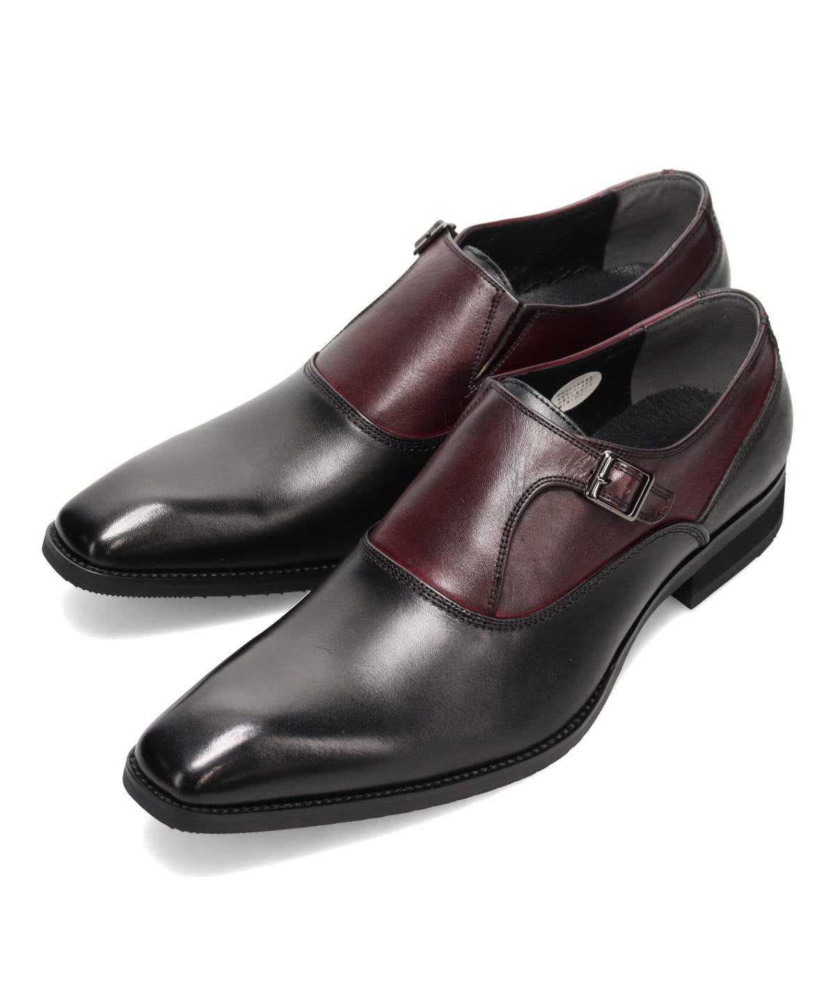 Деловые туфли-монки Lutecia, Black/Wine