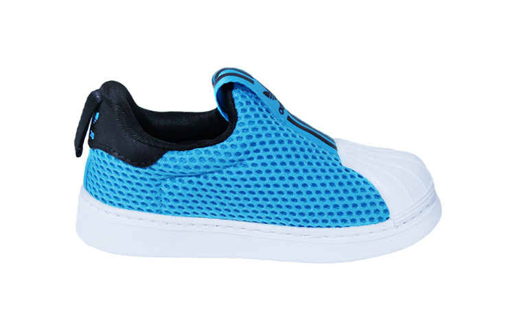 Кроссовки adidas originals Superstar Series Toddler Shoes TD Low-top Blue — фото 2