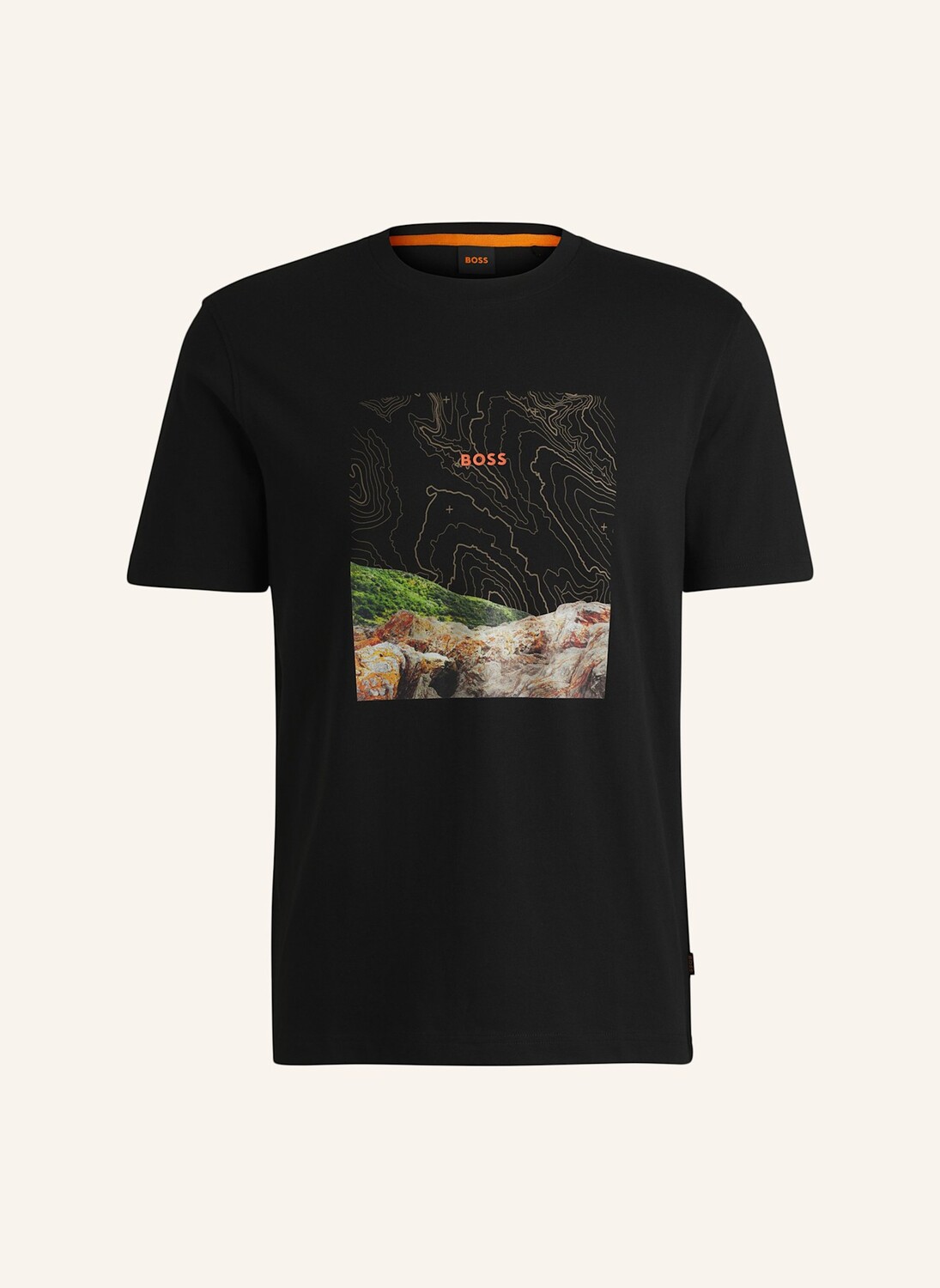

Футболка te_forest стандартного кроя Boss, черный