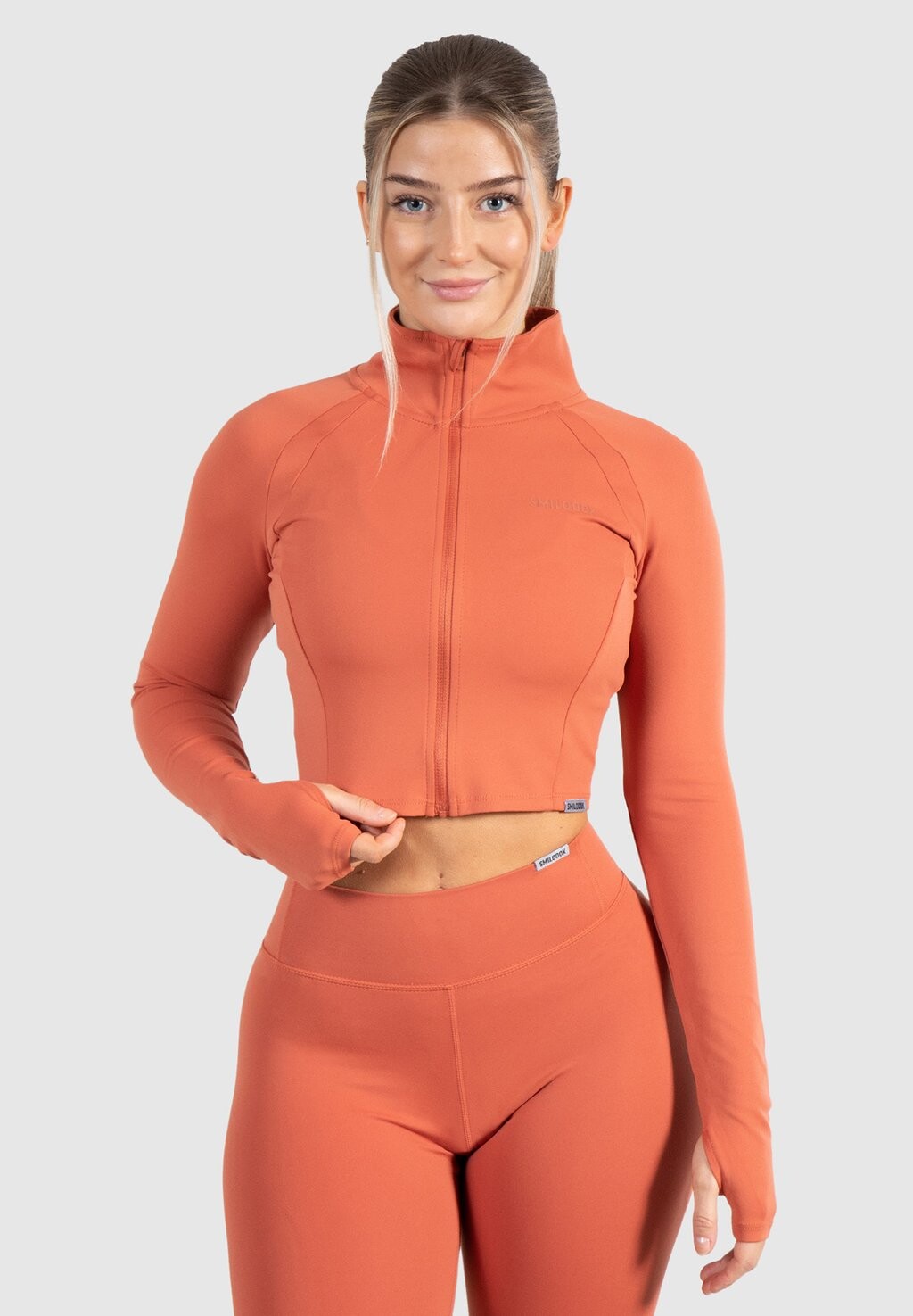 

Куртка тренировочная CROP ADVANCE PRO Smilodox, цвет terakotta