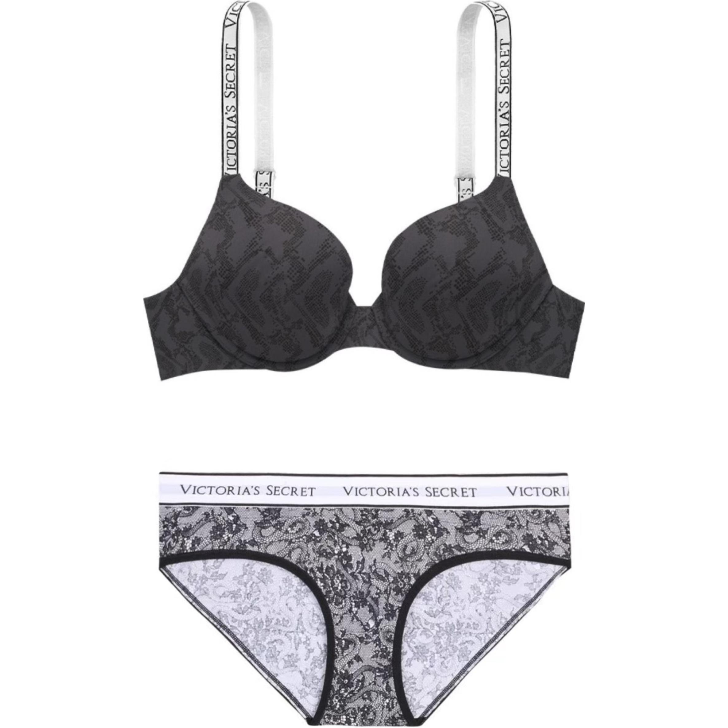 

Женский комплект нижнего белья черный Victoria's Secret, Set (черный)