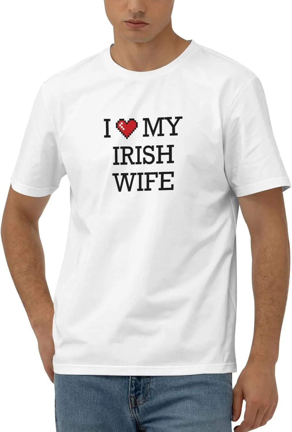 

Футболка мужская I Love My Irish Wife Abipuir