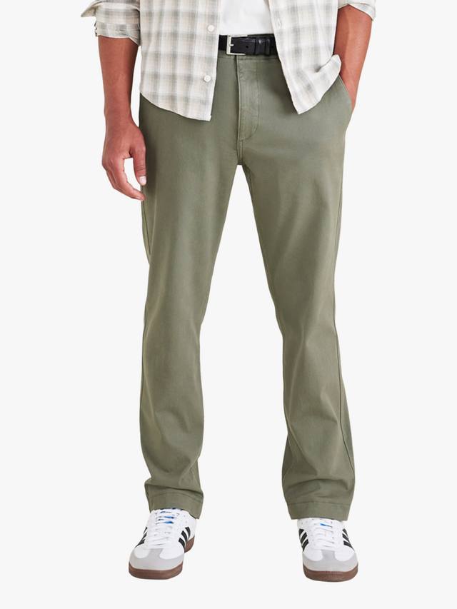 

Брюки-чиносы alpha slim fit Dockers, зеленый