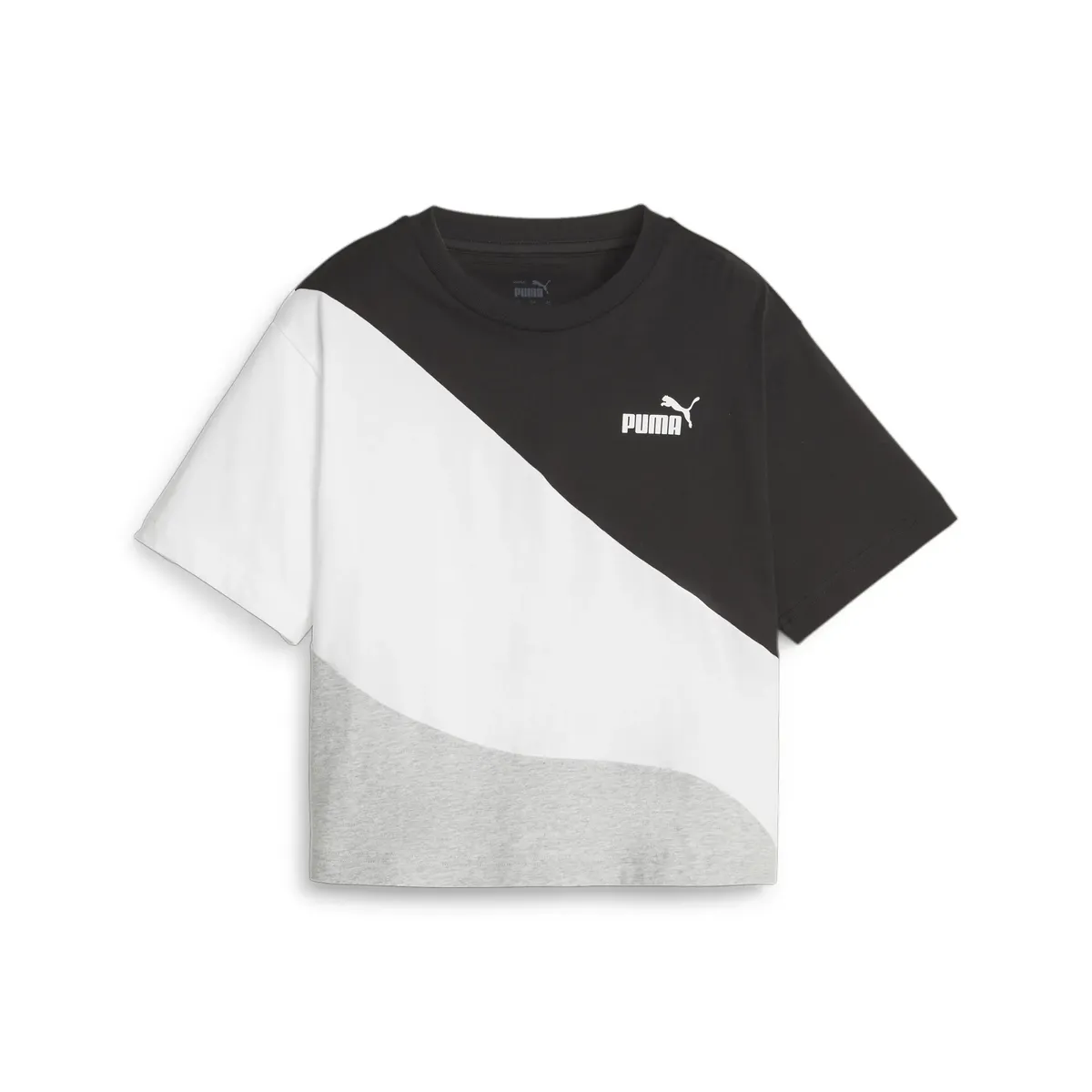 

Укороченный топ PUMA "POWER CAT CROPPED TEE", черный