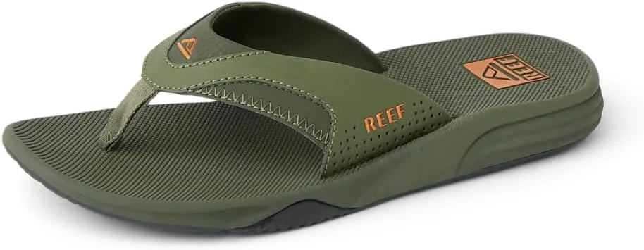 Мужские шлепанцы REEF Cushion Fanning, оливковый