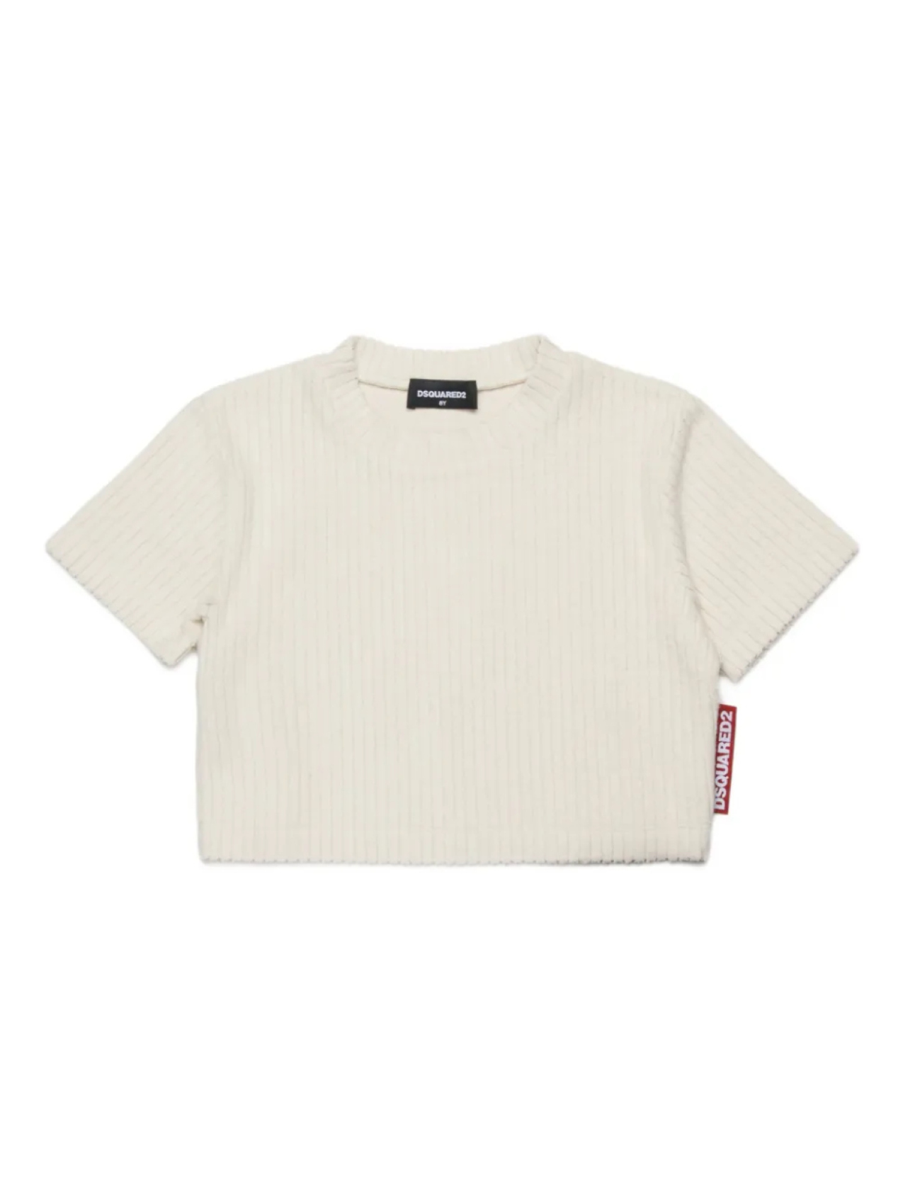 

DSQUARED2 KIDS укороченная футболка, нейтральный