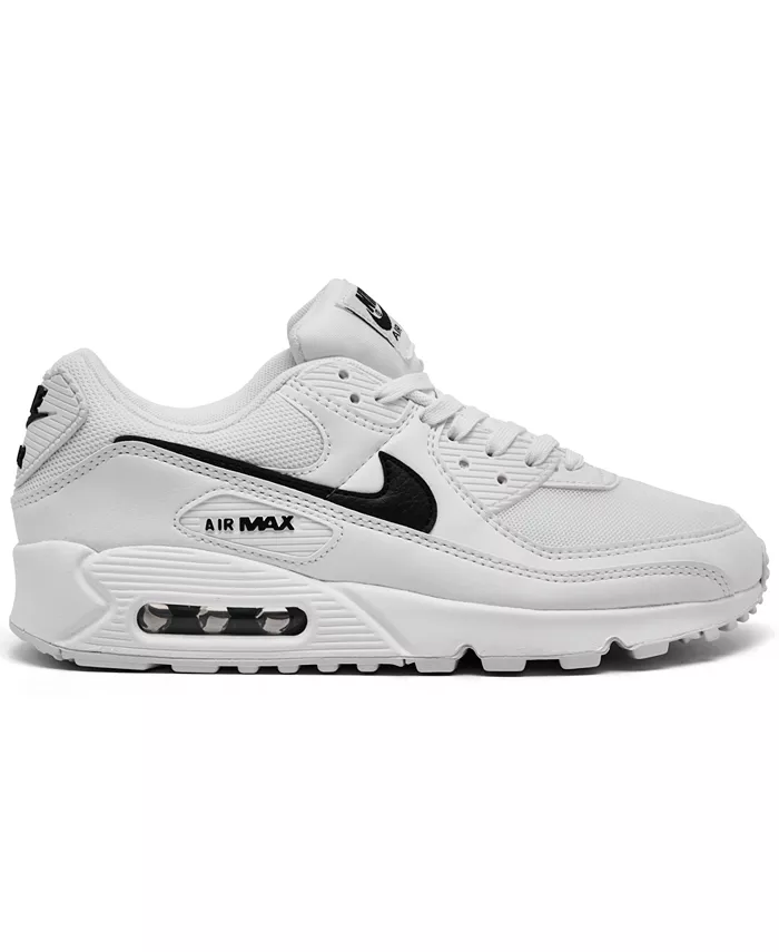 Женские повседневные кроссовки Air Max 90 от Finish Line Nike, белый — фото 2