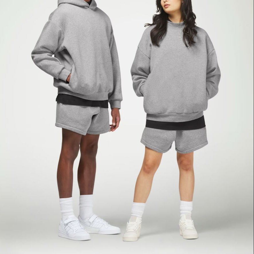 Шорты adidas Originals OBasketball Heather Shorts IN1722, бежевый — фото 3
