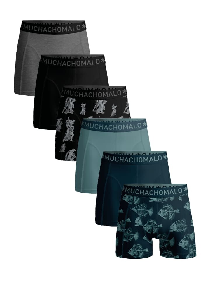 

Трусы боксеры Muchachomalo 6er-Set: Boxershort, цвет Mehrfarbig - für Herren