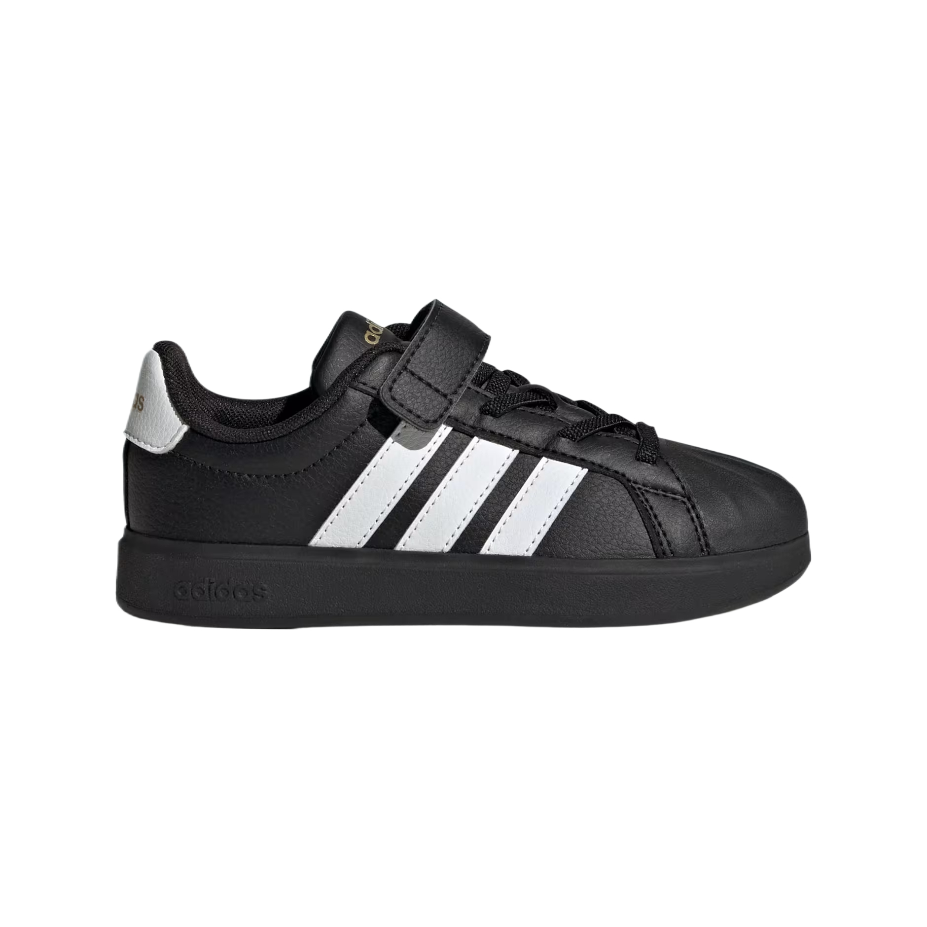 Street Talk Low top детские скейтбординг кроссовки Adidas, черный — фото 3