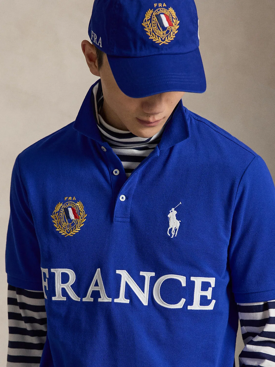 Рубашка Polo Ralph Lauren синего цвета — фото 2