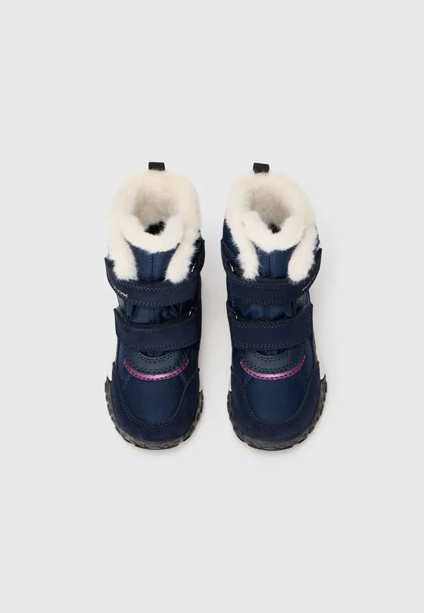 Зимние ботинки trekkyup для девочек Geox, Navy/Purple — фото 4