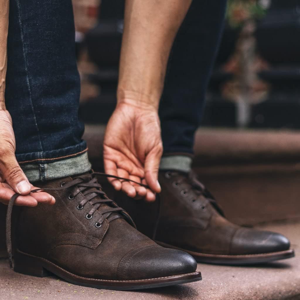 Ботинки для мужчин Thursday Boot Company Cadet с носком кап-то, мокко — фото 2