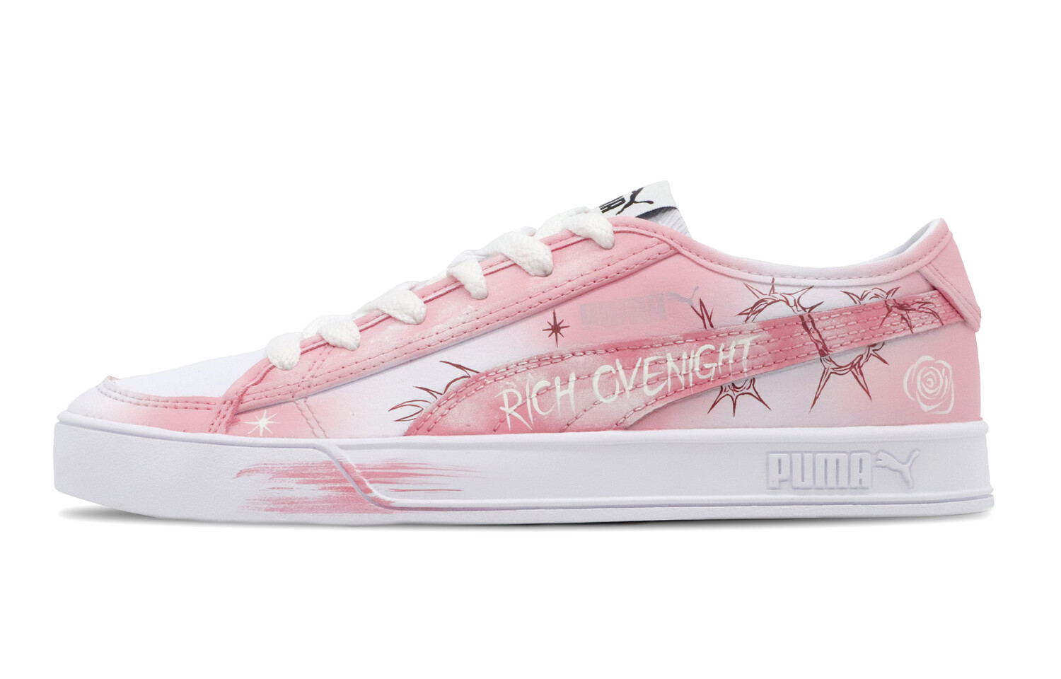 

Кроссовки Puma Skateboarding Shoes Unisex Low-top Chalk White, белый