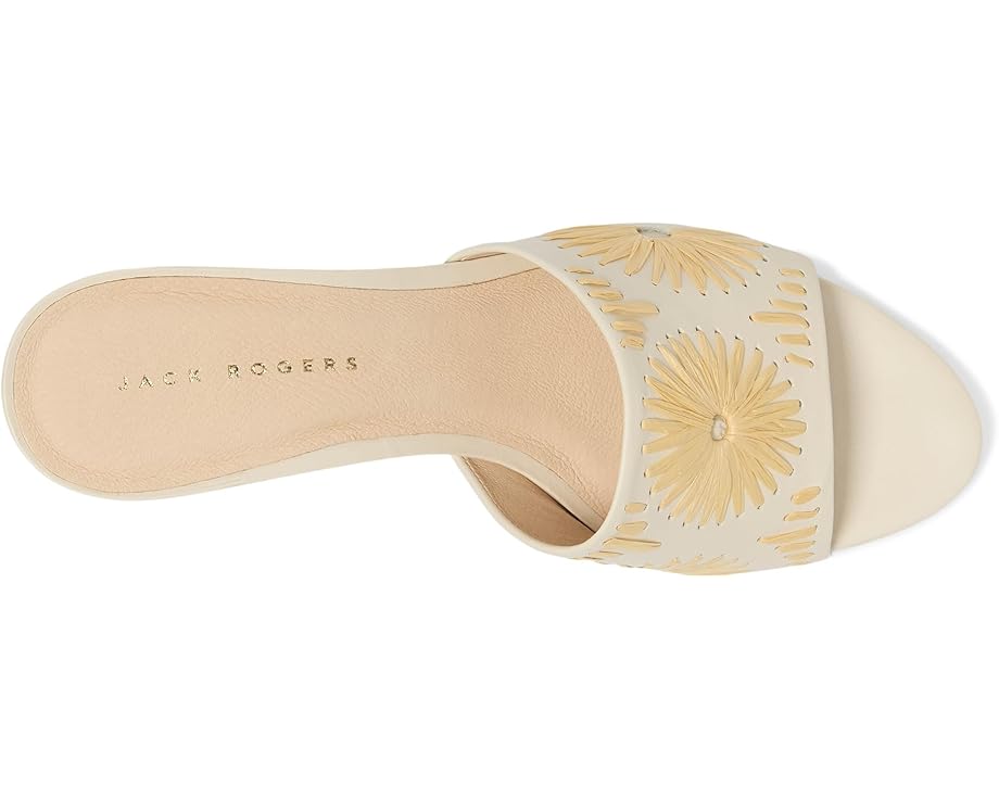 Туфли Jack Rogers Susie Sandal - Nappa/Raffia, цвет Ivory/Natural — фото 2