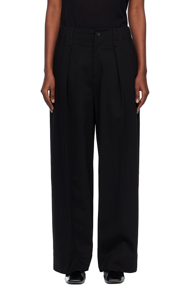 

Простые брюки для ансамбля Issey Miyake, черный