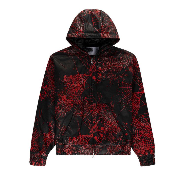 

Куртка Sp5der V2 Web Leather Jacket, Black