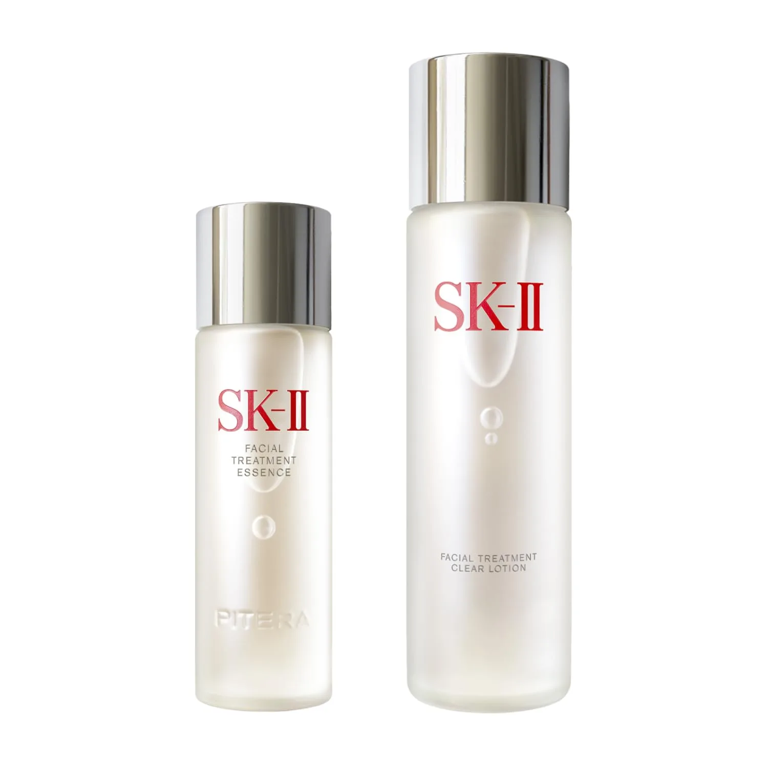 SK-II Essence & Toner Duo: эссенция для лица Anti-Aging Facial Treatment Essence для упругости и тонуса (74 мл) и тонер Facial Treatment Clear Lotion с AHA (160 мл)