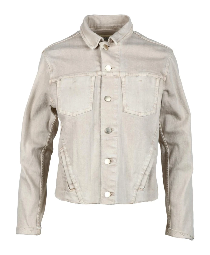 

Джинсовая куртка с застежкой на пуговицы. L'Agence, бежевый