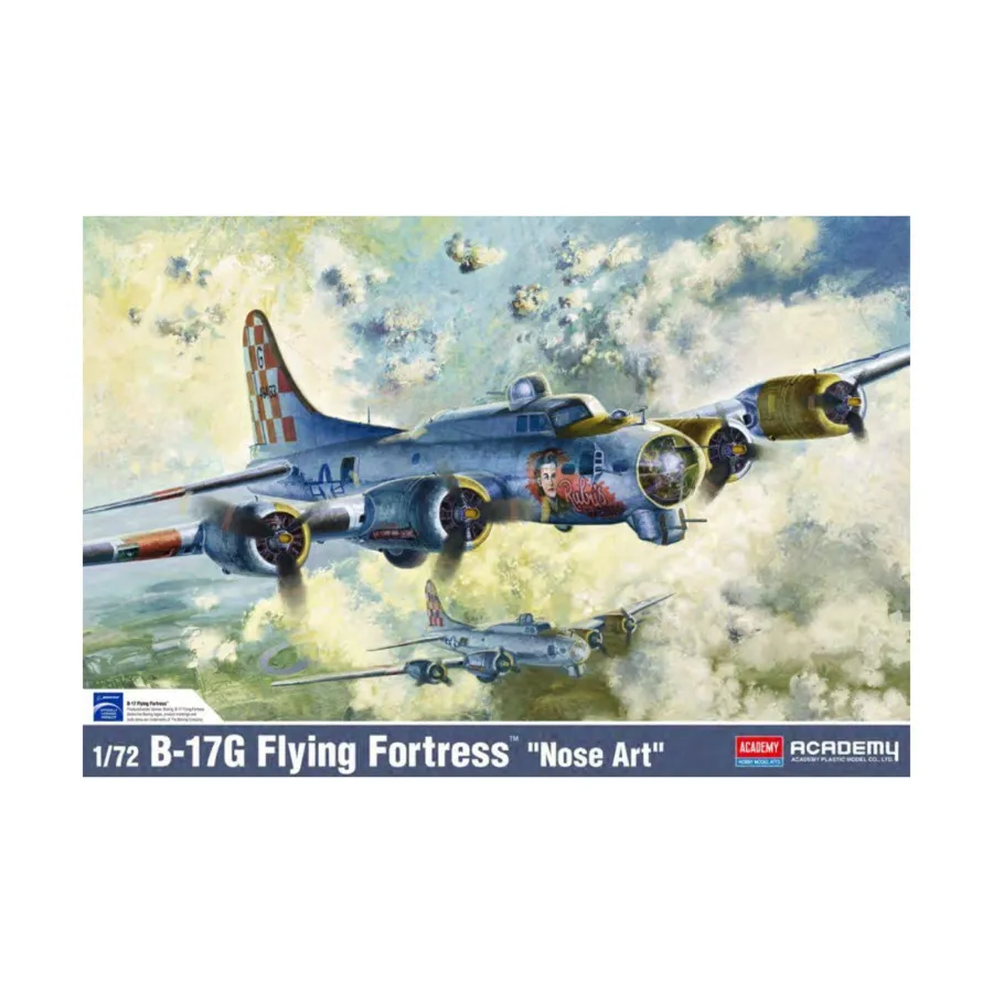 

B-17G Летающая крепость "Нос-Арт", WWII Aircraft (1:72) (Academy Hobby)