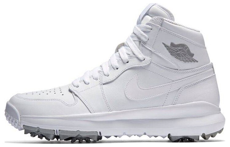 

Кроссовки JORDAN 1 Retro Golf Cleat White Metallic