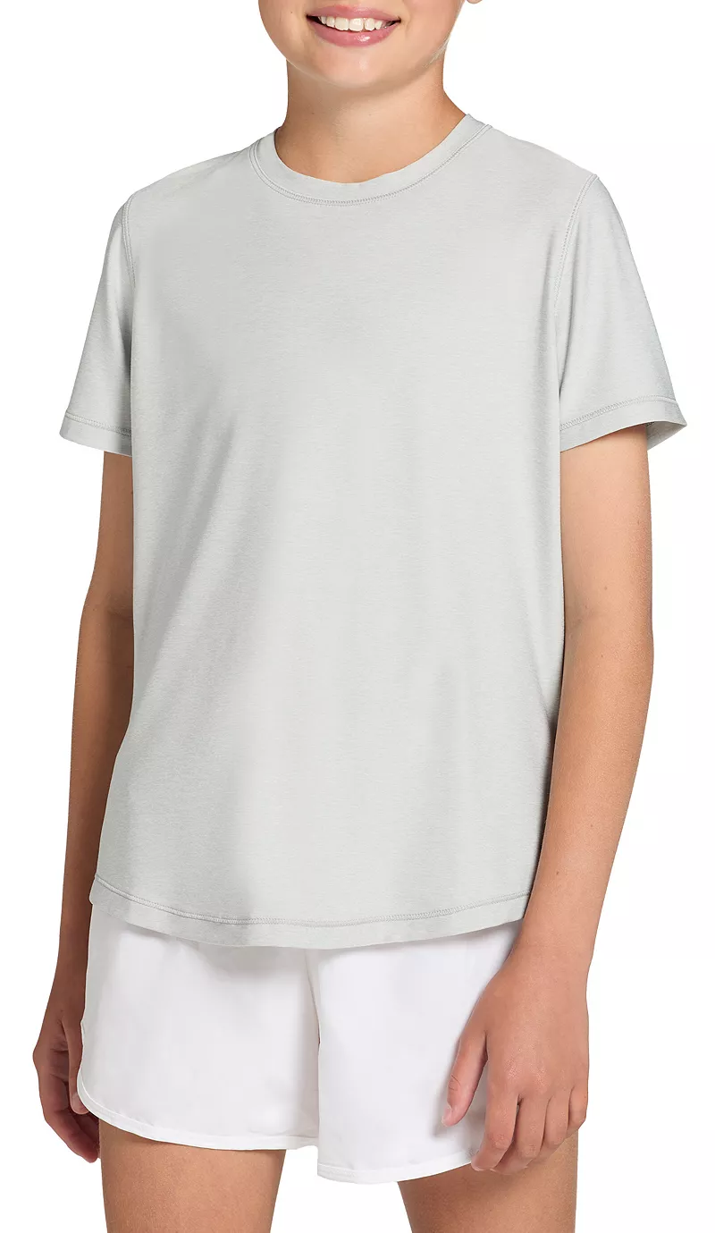 

Футболка DSG Girls' Movement, цвет Light Heather Grey