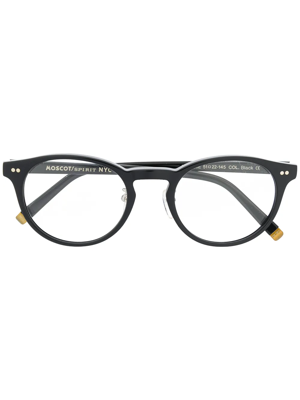 

Очки Fran Kiemp в круглой оправе Moscot, черный