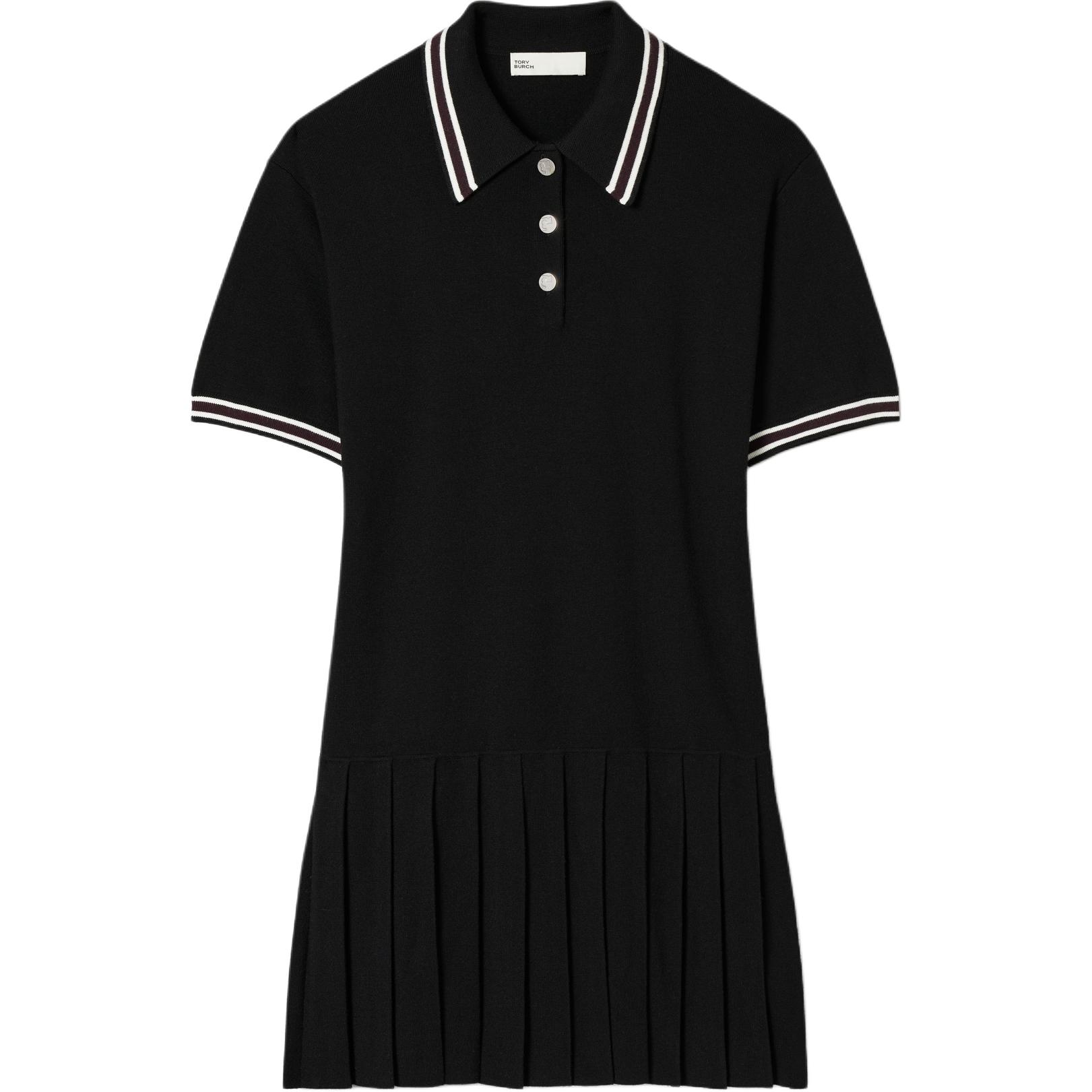 

Женское платье с коротким рукавом TORY BURCH, черный