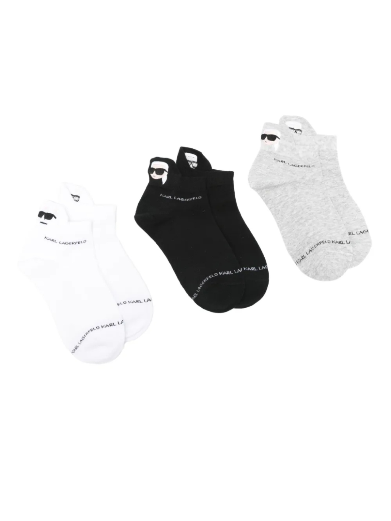 

Носки Ikon (упаковка из трех штук) Karl Lagerfeld, белый