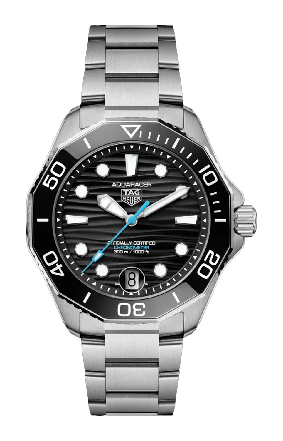 TAG HEUER AQUARACER PROFESSIONAL 300 ДАТА - WBP5110.BA0013, черный