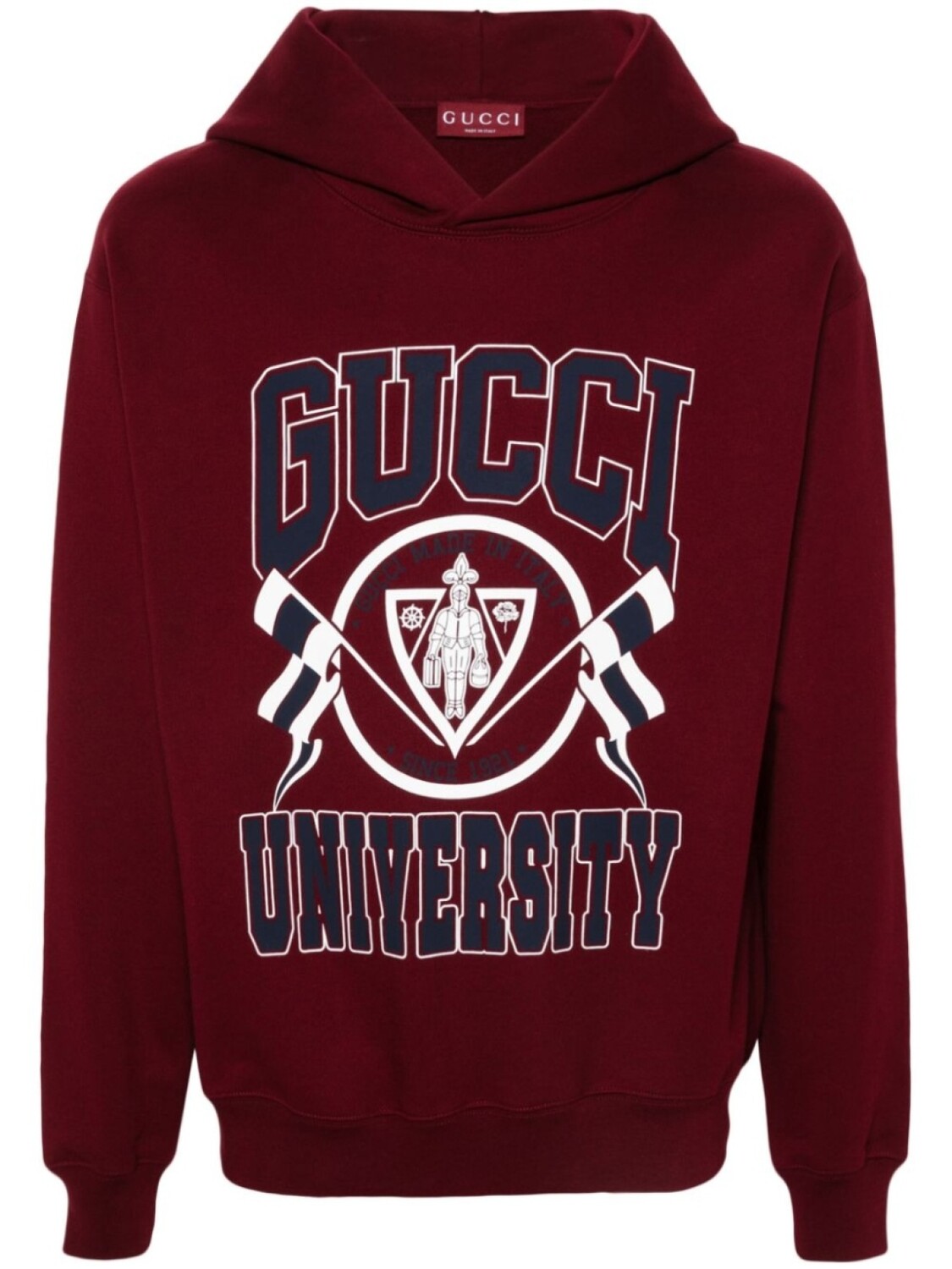 

Gucci худи с логотипом, красный