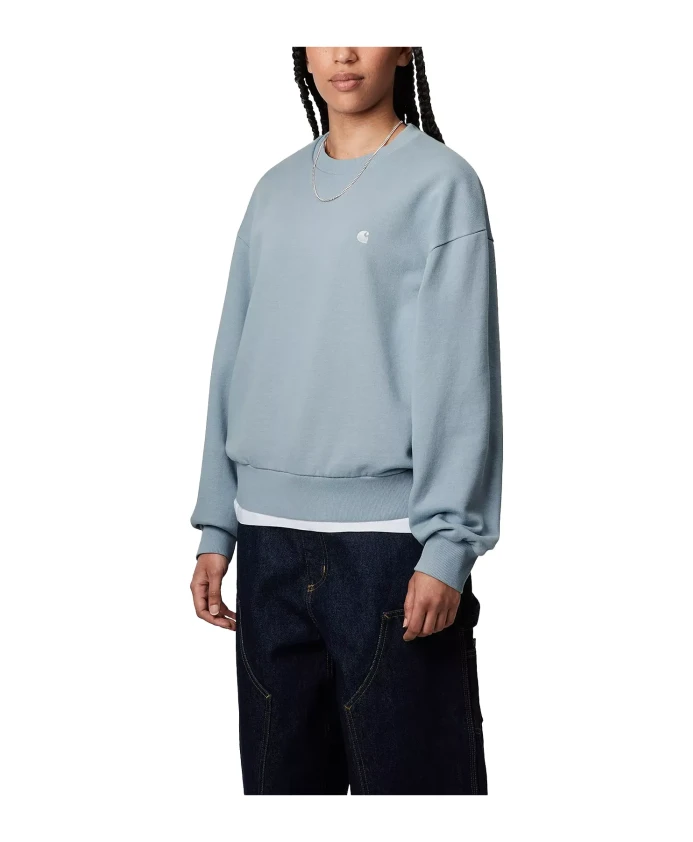 

Худи матово-голубого серебристого цвета Carhartt Wip, синий