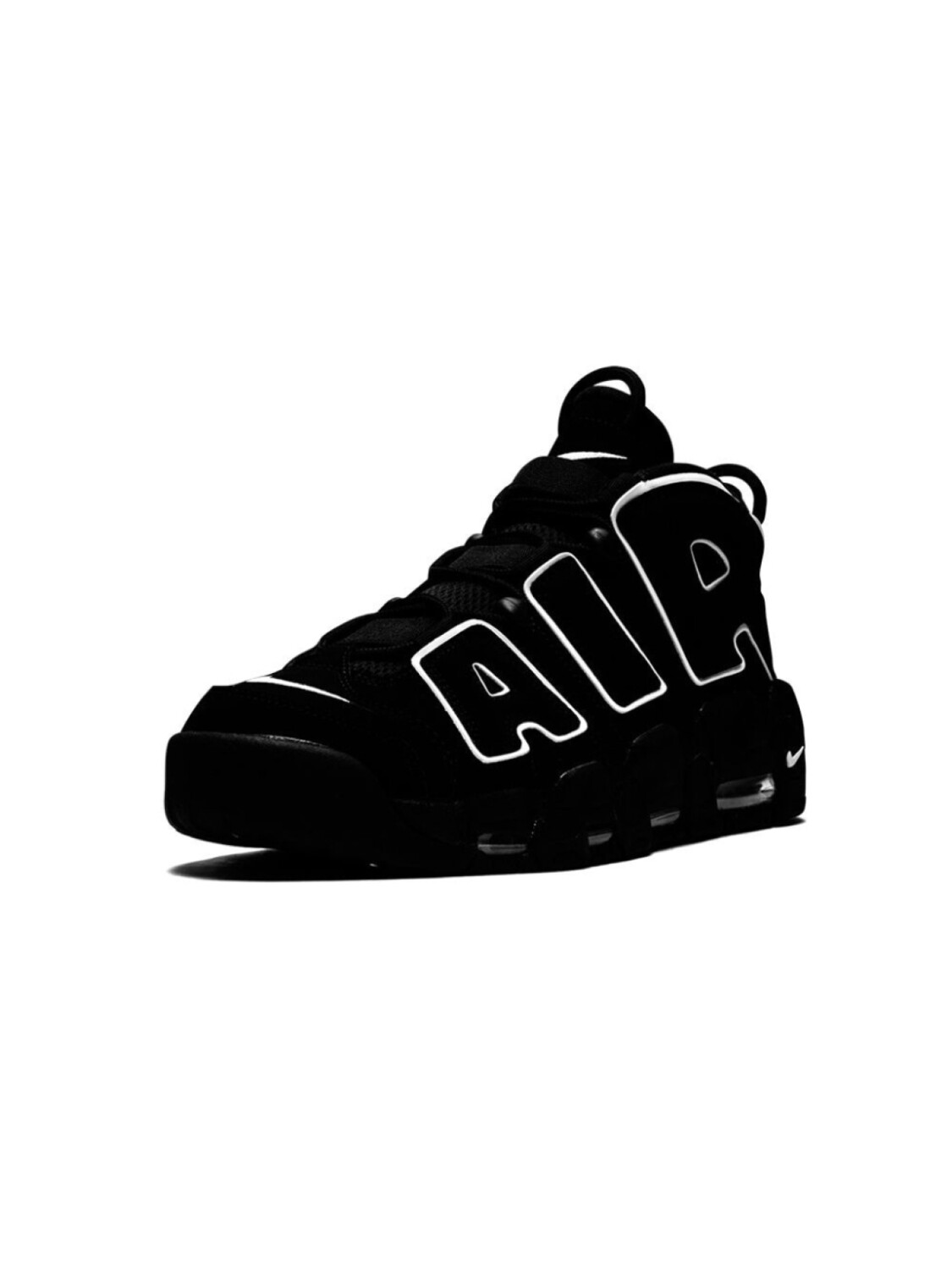 Кроссовки Air More Uptempo Nike, черный — фото 4
