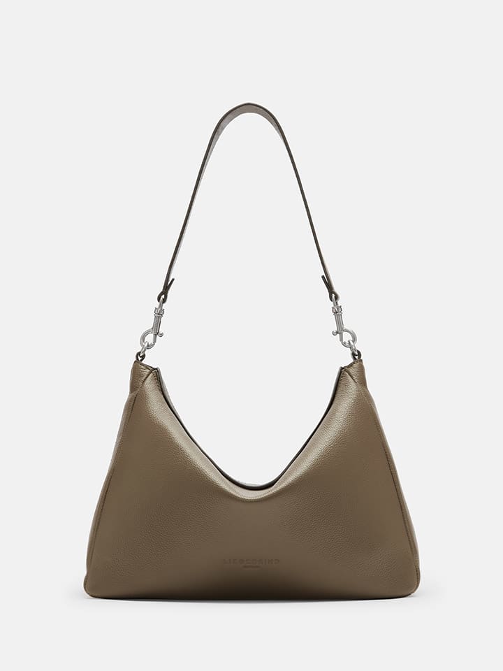 

Кожаная сумка через плечо "Abigail" цвета хаки - (Ш)32 x (В)24 x (Г)13 см Liebeskind Berlin