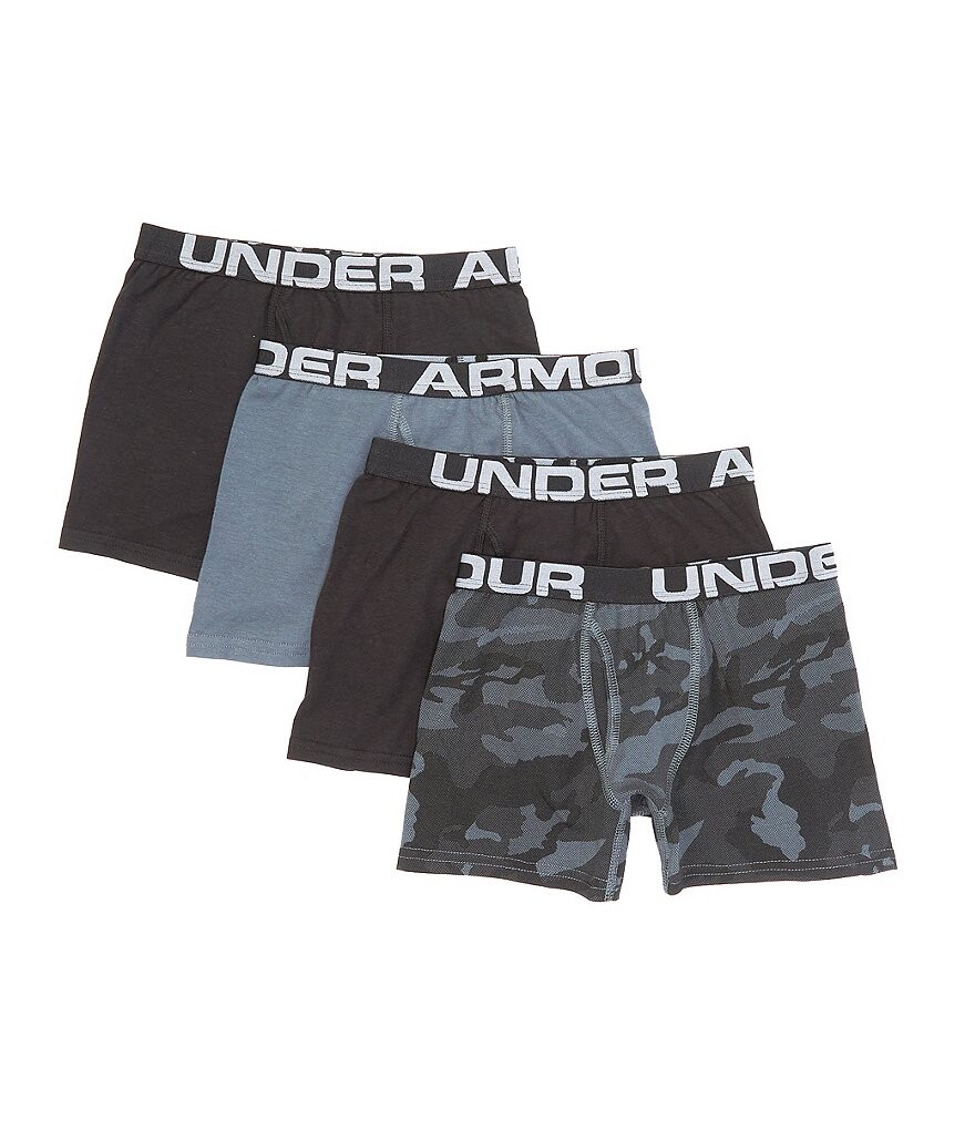 

Комплект боксеров Under Armour Little/Big Boys 4–20, 4 шт., мультиколор