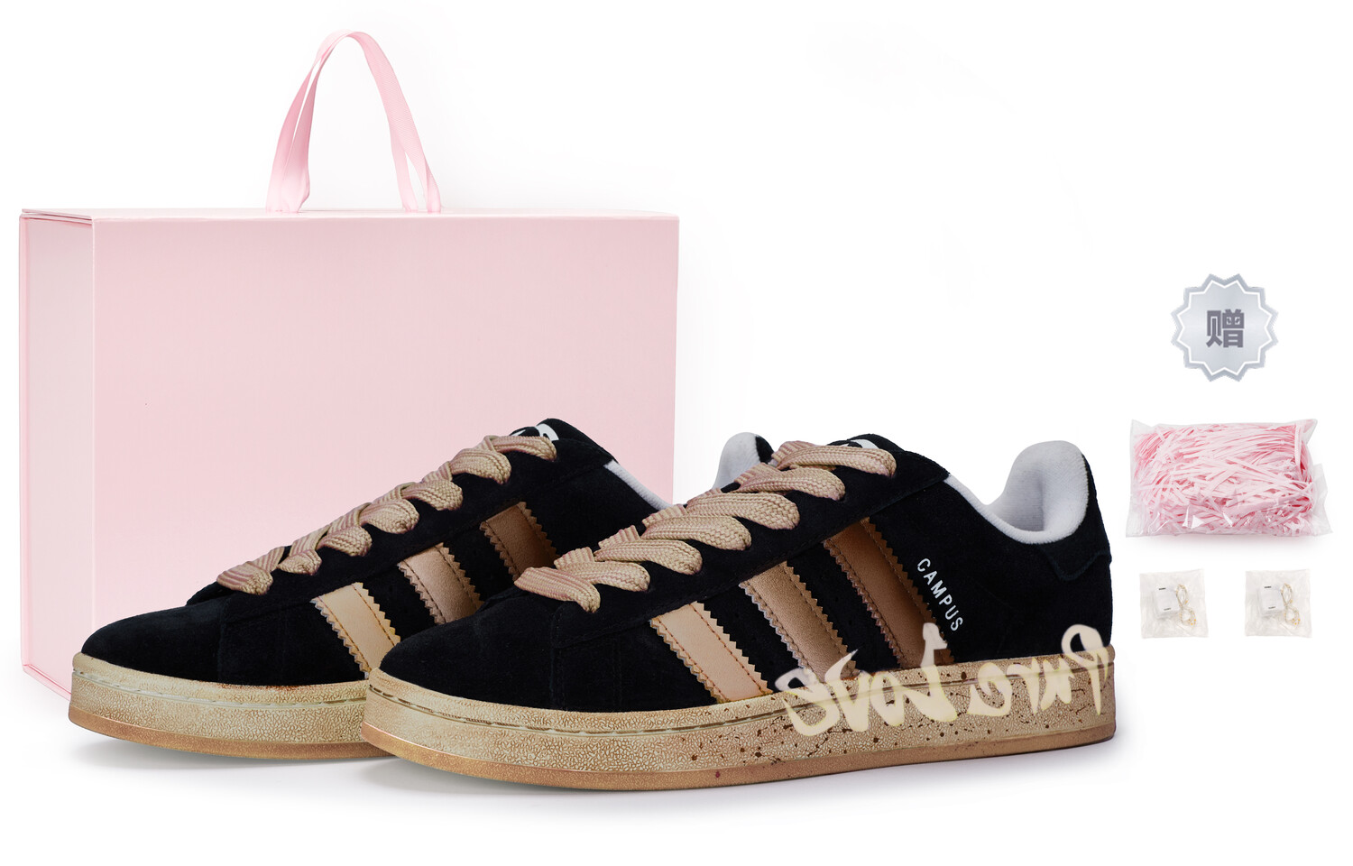 

Adidas originals Кроссовки для скейтбординга CAMPUS 00s унисекс, Black/Brown