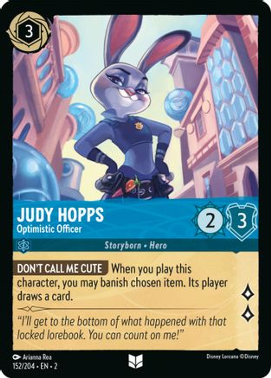 

Карточная игра Judy Hopps - Optimistic Officer (152/204) - Rise of the Floodborn