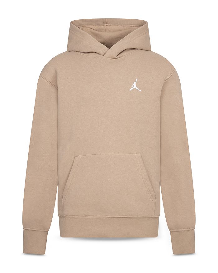 

Детский флисовый худи Jordan MJ Brooklyn - для старших детей JORDAN, Толстовка с капюшоном Jordan MJ Brooklyn Fleece для мальчиков - Big Kid, коричневый/бежевый